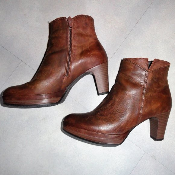 gabor tan ankle boots